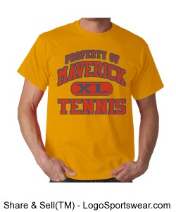 Maverick Tennis T-Shirt Design Zoom